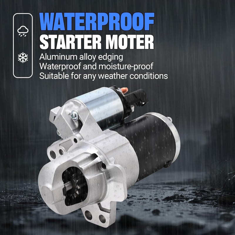 Tutor Auto 17986N New Starter Motor Replacement Compatible with Chevy Traverse 09-17, Impala 12-20, GMC Acadia 07-16, Buick Enclave Lacrosse, Cadillac SRX XTS STS, Pontiac Saturn Suzuki, 3.0L 3.6L - Image 5
